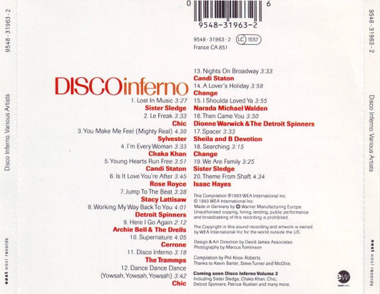 Various : Disco Inferno (CD, Comp)