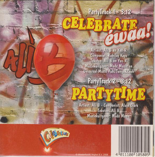 Ali B (2) : 2 PartyTracks (Inclusief Celebrate Éwaa!) (CD, Single)
