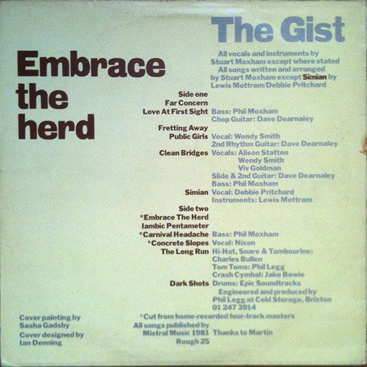 The Gist : Embrace The Herd (LP, Album)