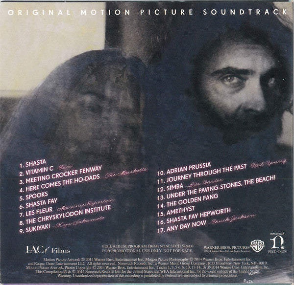 Jonny Greenwood : Inherent Vice (CD, Album, Promo)