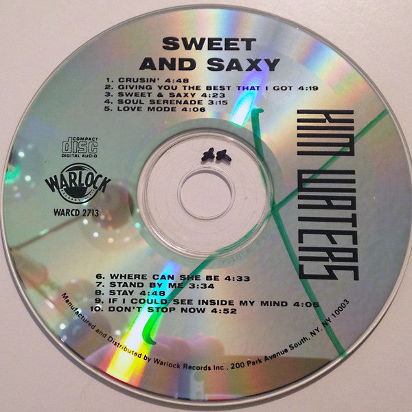 Kim Waters : Sweet And Saxy (CD, Album)