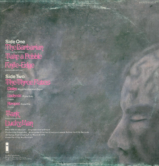 Emerson, Lake & Palmer : Emerson Lake & Palmer (LP, Album, RP)