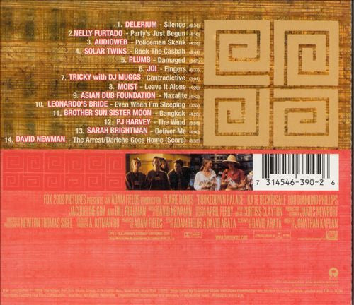 Various : Brokedown Palace Music From The Original Motion Picture Soundtrack (CD)