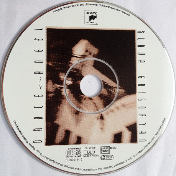 Slava Grigoryan : Dance Of The Angel (CD, Album)