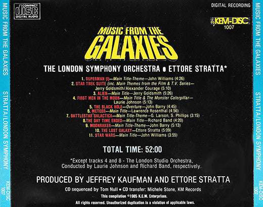 Ettore Stratta ● London Symphony Orchestra : Music From The Galaxies (CD, Comp)