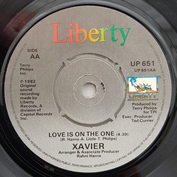 Xavier (2) Featuring George Clinton & Bootsy Collins : Work That Sucker To Death / Love Is On The One (7", Single)