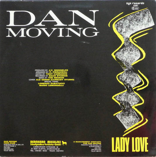 Dan Moving : Roll On / Lady Love (12")
