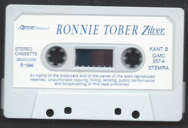 Ronnie Tober : Zilver (Zijn Grootste - En Nieuwste Successen) (Cass, Comp)