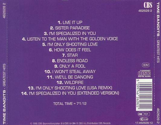 Time Bandits : Greatest Hits (CD, Comp)