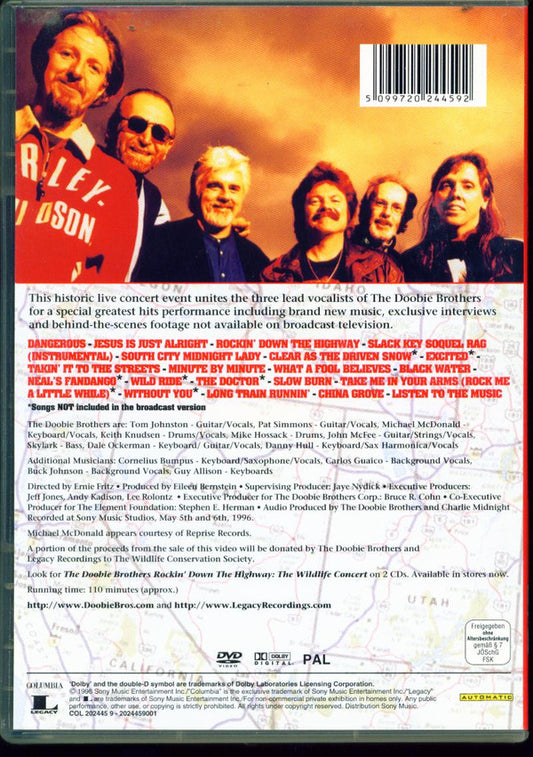 The Doobie Brothers : Rockin' Down The Highway: The Wildlife Concert (DVD-V, PAL)