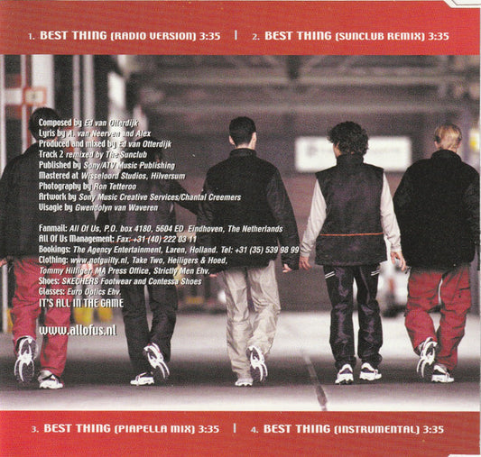 All Of Us (3) : Best Thing (CD, Maxi)
