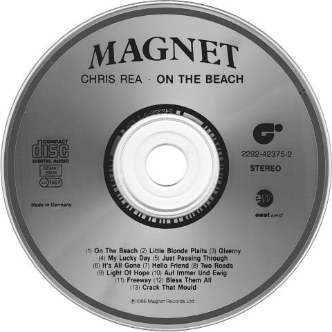 Chris Rea : On The Beach (CD, Album, RE)