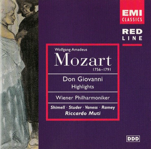 Wolfgang Amadeus Mozart - Wiener Philharmoniker, Riccardo Muti : Don Giovanni (Highlights) (CD, Album)
