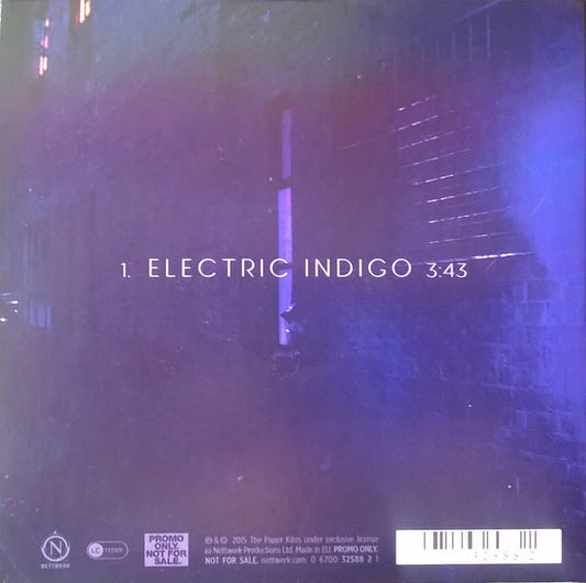 The Paper Kites : Electric Indigo (CD, Single, Promo)