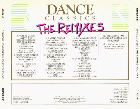 Various : Dance Classics - The Remixes Volume 2 (CD, Comp)