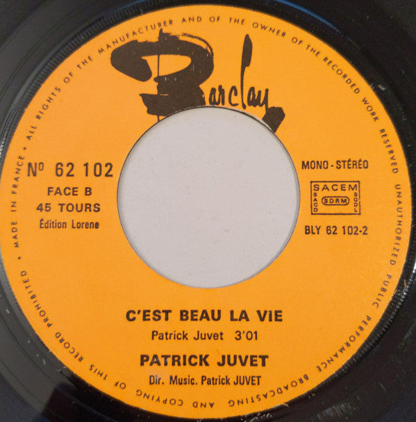 Patrick Juvet : Nama (7", Single)