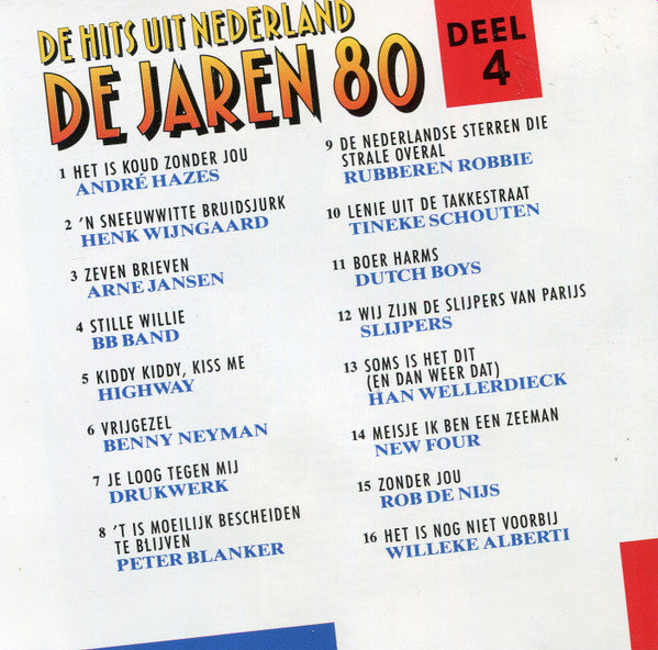 Various : De Hits Uit Nederland - De Jaren 80 (CD, Comp)