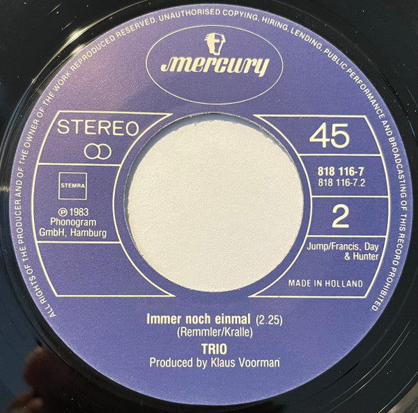 Trio : Tooralooralooraloo - Is It Old & Is It New (7", Single)