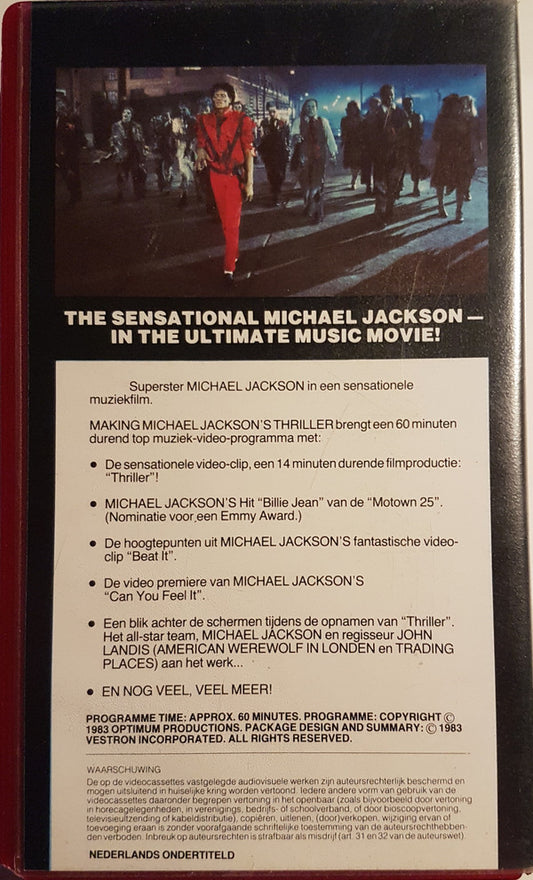 Michael Jackson : Making Michael Jackson's Thriller (Beta, PAL, Bet)