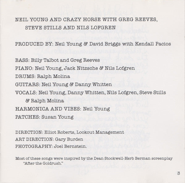 Neil Young : After The Gold Rush (CD, Album, RE, RP)