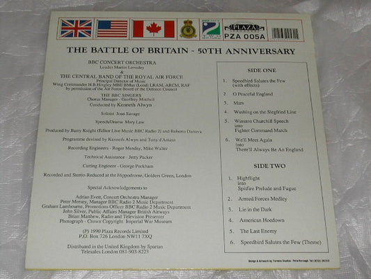 BBC Concert Orchestra, The Central Band Of The Royal Air Force : The Battle Of Britain - 50th Anniversary (CD, Album)