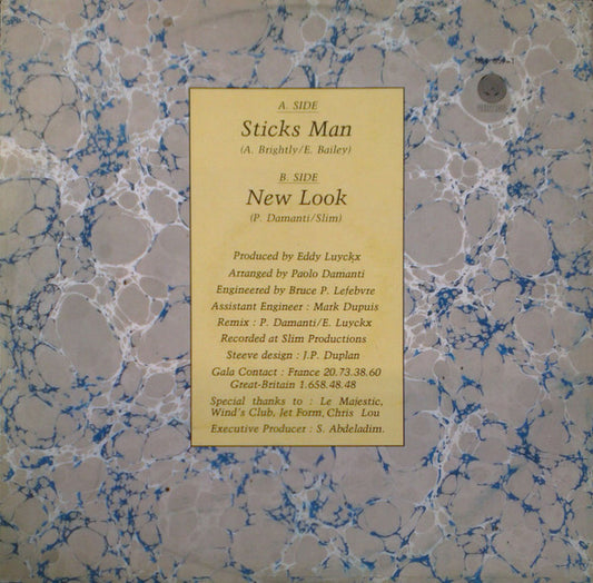 Slimane Abdeladim : Sticks Man (12", Maxi)