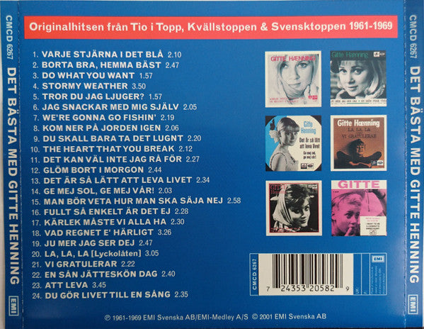 Gitte Hænning : Det Bästa Med Gitte Henning (CD, Comp)