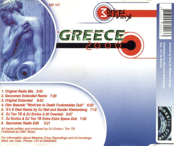 Three Drives : Greece 2000 (CD, Maxi)