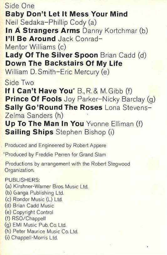 Yvonne Elliman : Night Flight (Cass, Album)