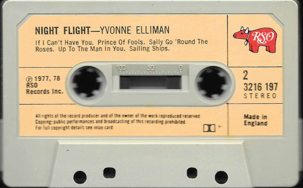 Yvonne Elliman : Night Flight (Cass, Album)