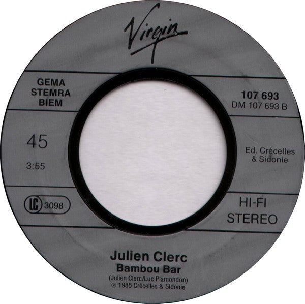 Julien Clerc : Respire (7", Single)