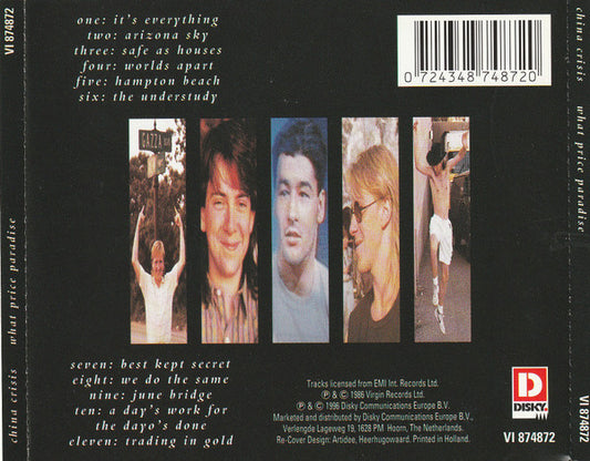 China Crisis : What Price Paradise (CD, Album, RE)