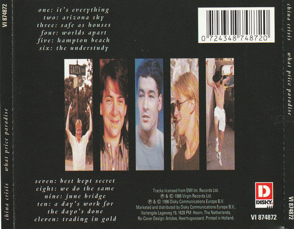 China Crisis : What Price Paradise (CD, Album, RE)