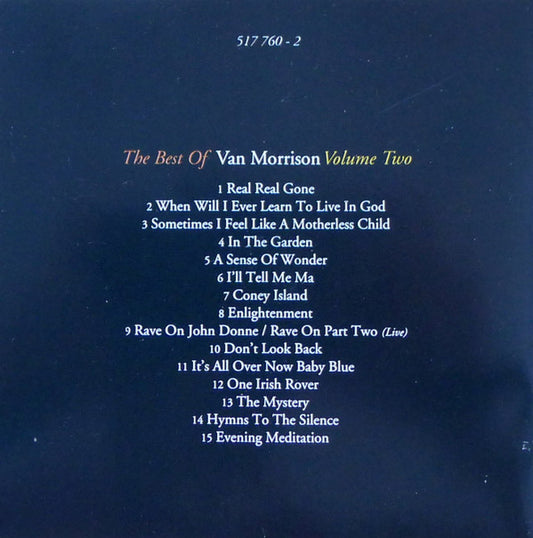 Van Morrison : The Best Of Van Morrison Volume Two (CD, Comp)