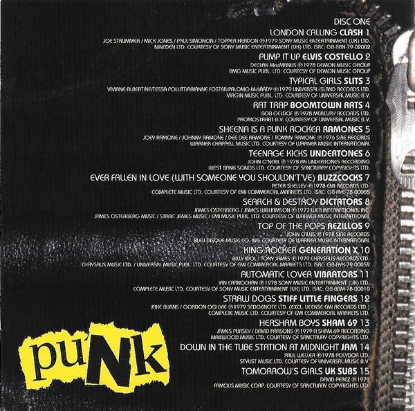 Various : Sounds Of The 70s - Punk (2xCD, Comp)