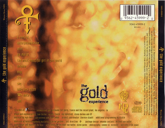 The Artist (Formerly Known As Prince) : The Gold Experience (CD, Album)