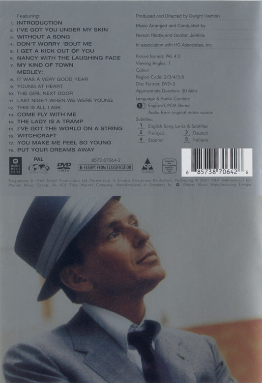 Frank Sinatra : A Man And His Music Featuring The Orchestras Of Nelson Riddle And Gordon Jenkins (DVD-V)