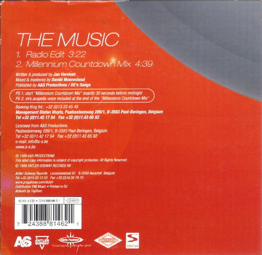 Fiocco : The Music (CD, Single)