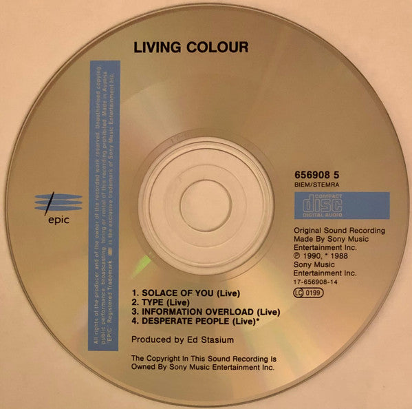 Living Colour : Solace Of You (CD, Maxi)