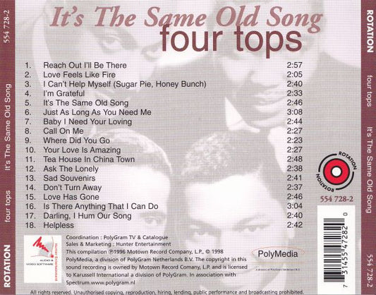 Four Tops : It's The Same Old Song (CD, Comp)