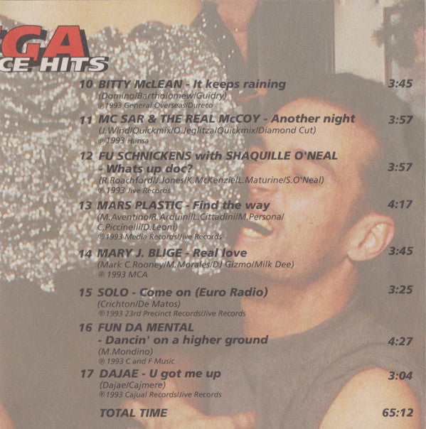 Various : Mega Dance Hits - Dance Like A Beast (CD, Comp)