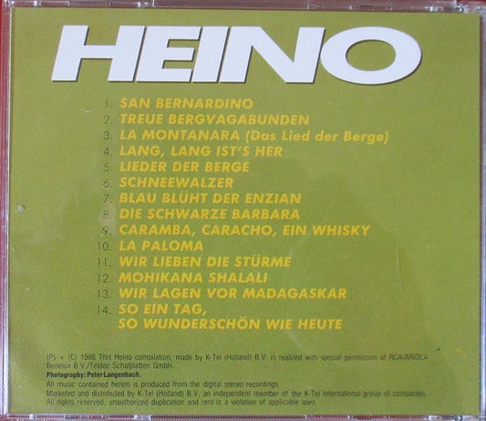 Heino : 20 Jaar (CD, Album)