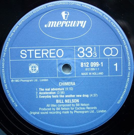 Bill Nelson : Chimera (LP, MiniAlbum)