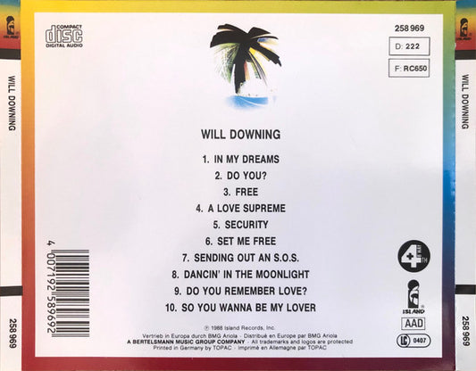 Will Downing : Will Downing (CD, Album)
