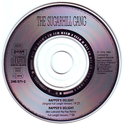 Sugarhill Gang : Rapper's Delight (CD, Mini, Maxi)