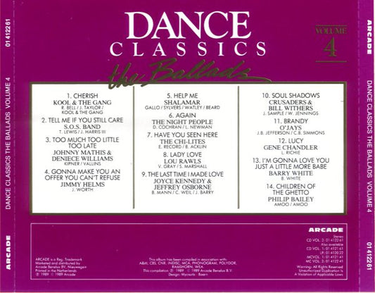 Various : Dance Classics The Ballads Volume 4 (CD, Comp)
