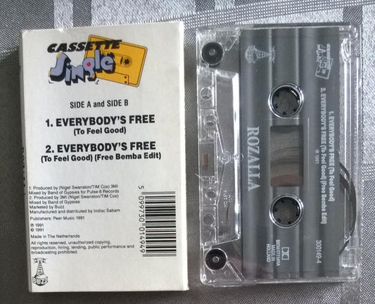 Rozalla : Everybody's Free (To Feel Good) (Cass, Single)