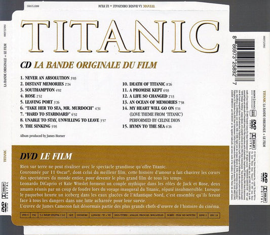 Various : Titanic: Le Film + La Bande Originale Du Film (CD, Album, RE + DVD-V + Sup)