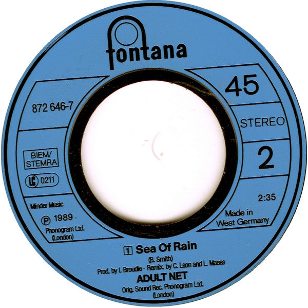 Adult Net : Take Me (7", Single)