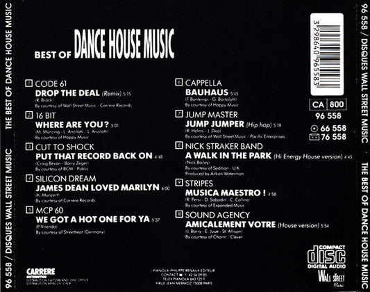 Various : Best Of Dance House Music (CD, Comp, Mixed)